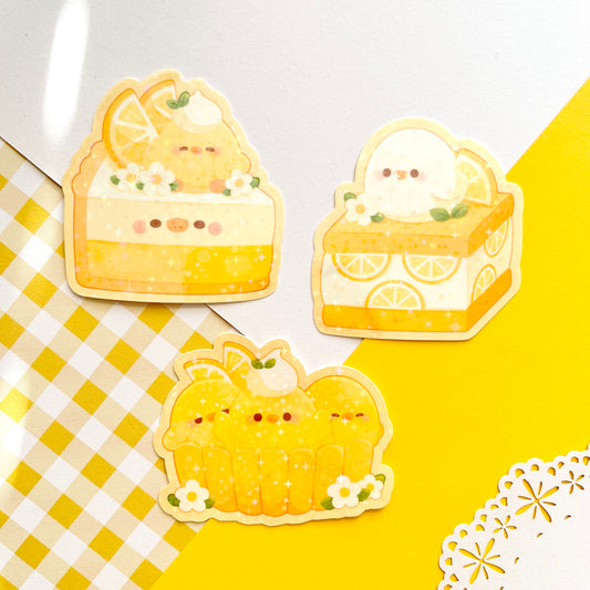 Lemon Duck Dessert Stickers