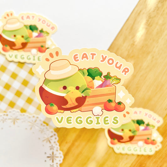 Eat Your Veggies Sticker