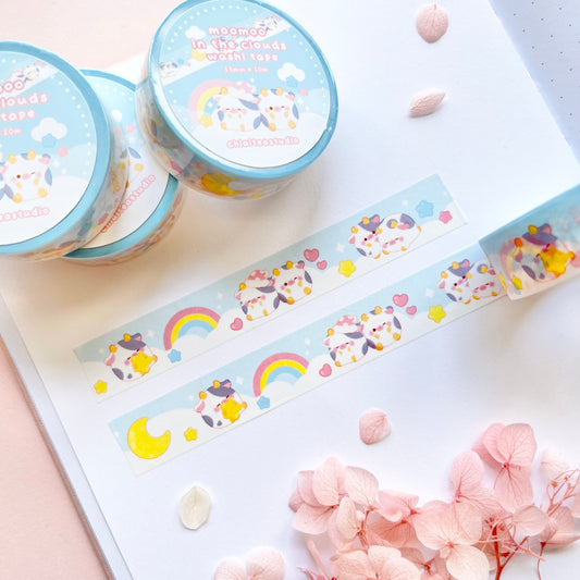 Moomoo In the Clouds Washi Tape