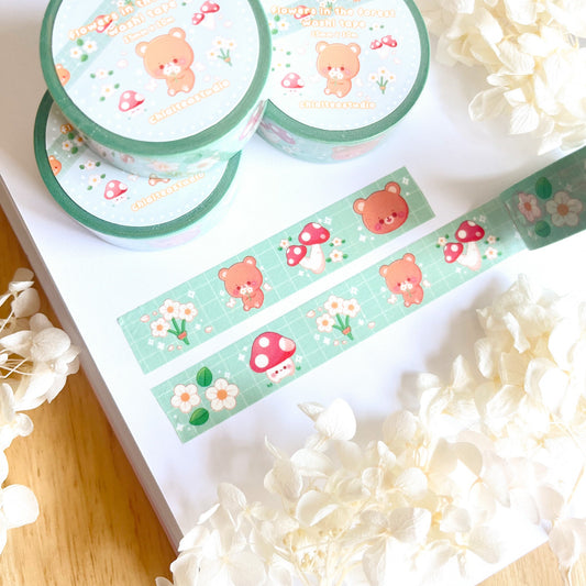 Flowers in the Forest Washi Tape